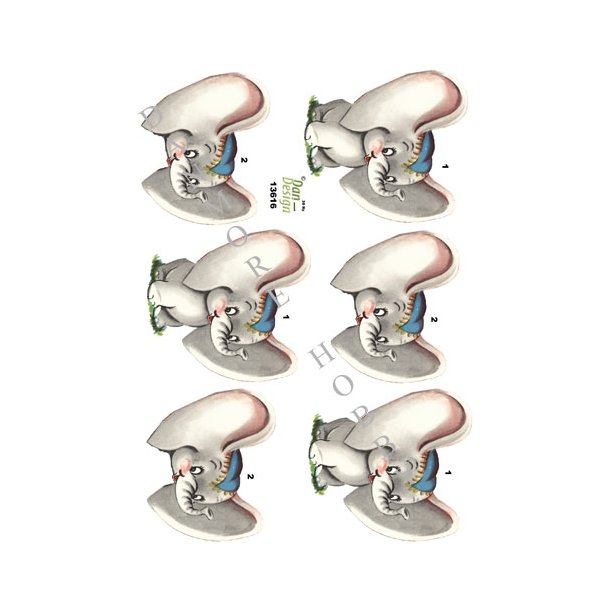 3D Elefantunge