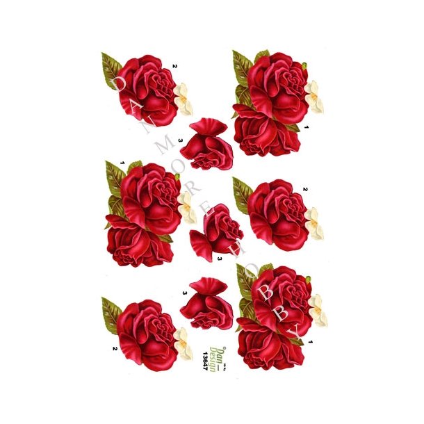  3D R�de roser