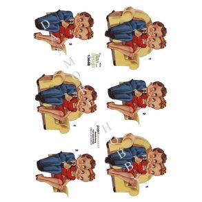  3D Par i sofa