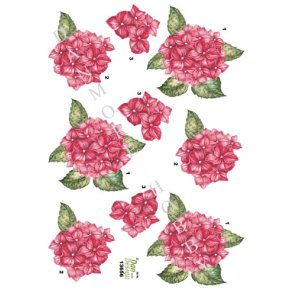  3D R�d blomst