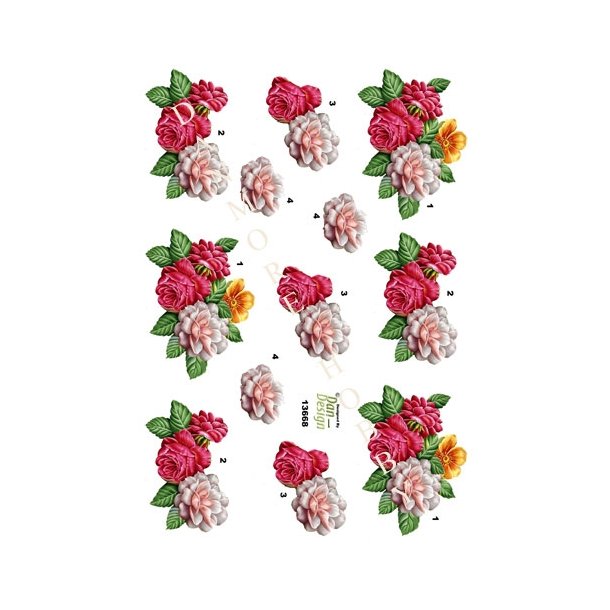  3D Blomster