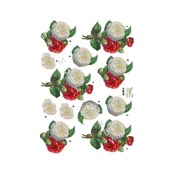  3D Blomster