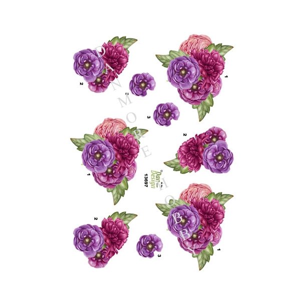  3D Blomster