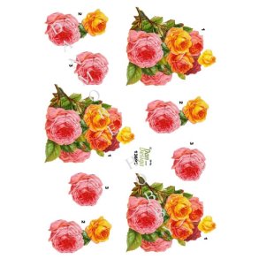 3D Rosenbuket