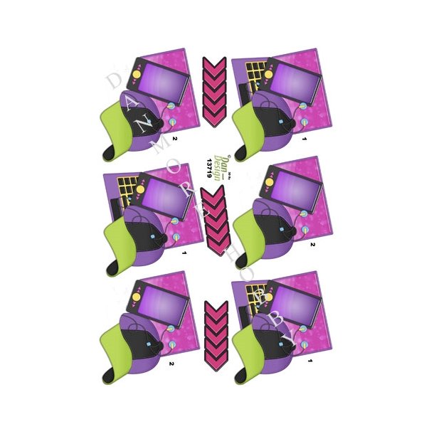 3D Smartphone,b�rbar og kaske pink