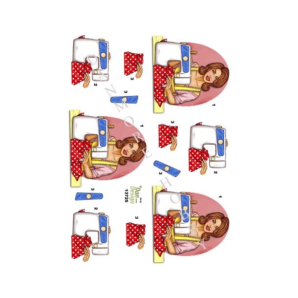 3D Syerske ved symaskine