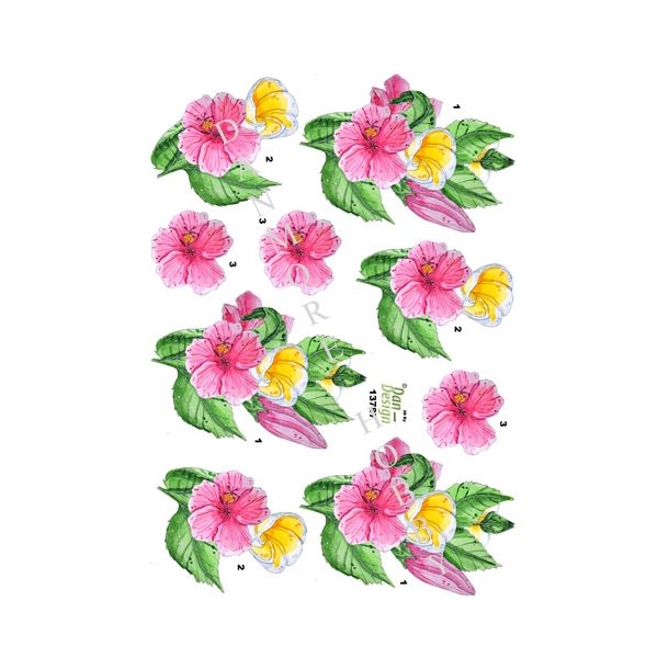  3D Blomster