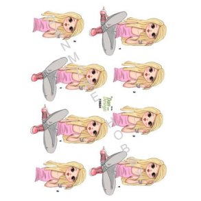 3D Ung pige