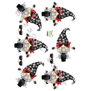 3D Motorb�lle mand