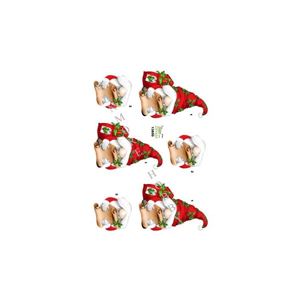 3D Nisse med �nskeseddel