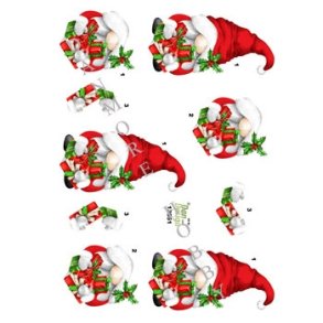 3D Nisse med pakker