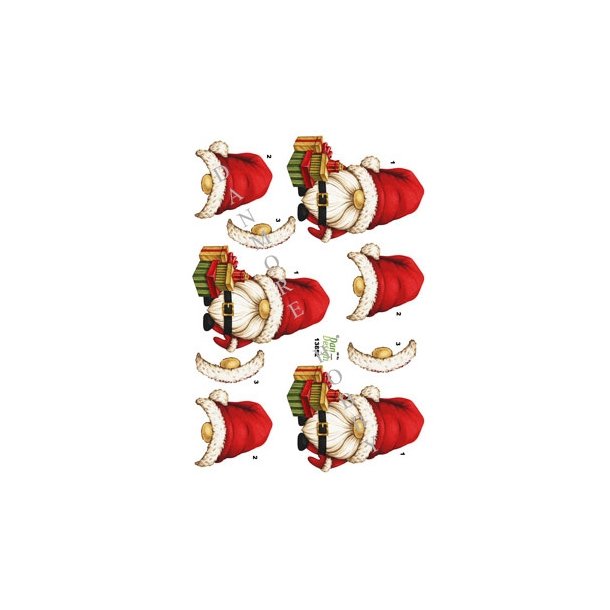 3D Nisse med gaver