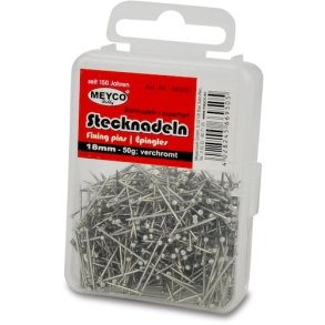 Knappen�le s�lvfarvet 13mm 50g