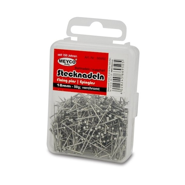 Knappen�le s�lvfarvet 13mm 50g