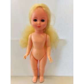 15 cm dukke til perlesyning Lyst h�r