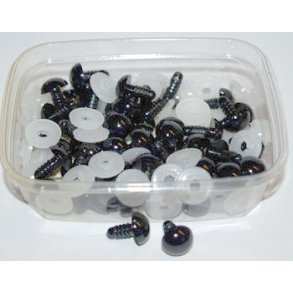 Sikkerheds�jne Sorte  15 mm