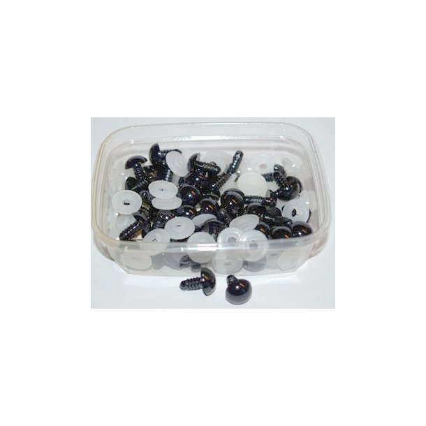 Sikkerheds�jne Sorte  15 mm