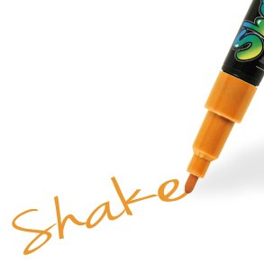 Shake tusch fine, curry 2,5mm