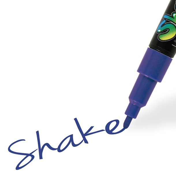 Shake tusch fine, iris 2,5mm