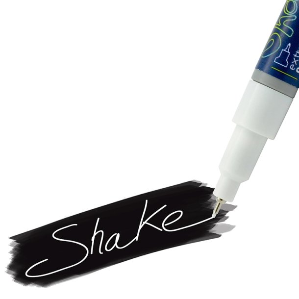 Shake tusch extra fine 0,7mm white