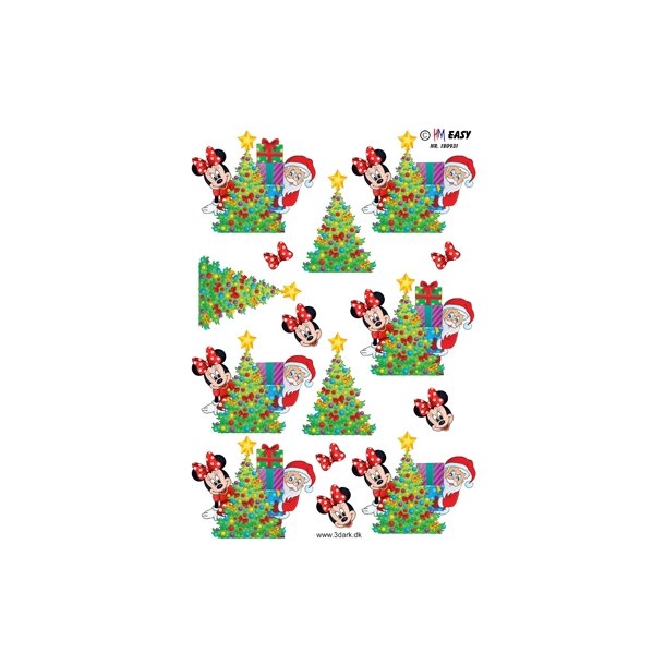  3D Minnie og julemanden