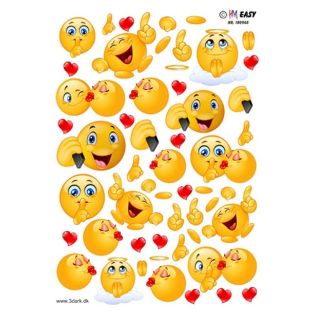 3D Sjove smilyes
