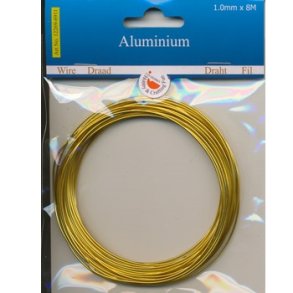  Guldtr�d 1,0mm 8m