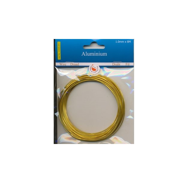  Guldtr�d 1,0mm 8m