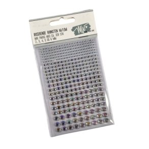 Rhinsten Iriserende 2-3-4-5-6mm Selvkl�bende