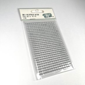 Halvperler s�lv 3mm Selvkl�bende