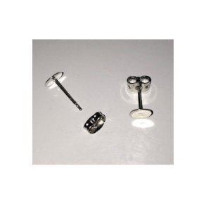 �restikker s�lvfarvet nikkelfri 6mm 8 stk