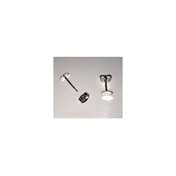 �restikker s�lvfarvet nikkelfri 6mm 8 stk