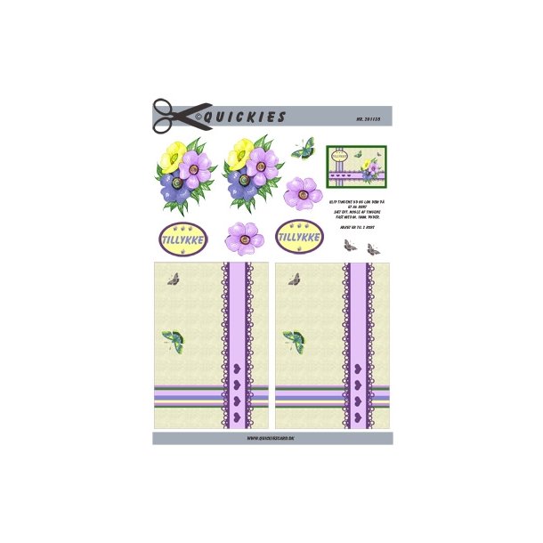 3D Blomsterbuket i pastelfarver