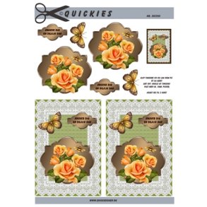 3D Smukke orange roser