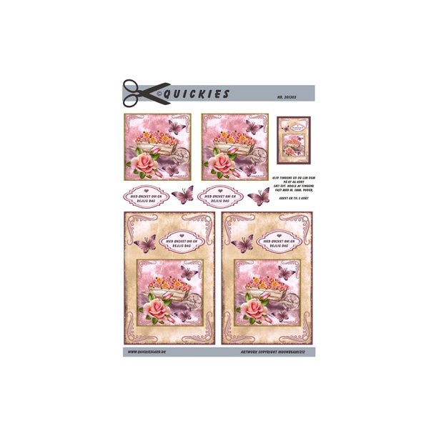 3D Trilleb�r med blomster