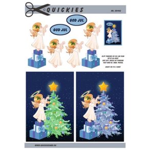  3D Engel pynter juletr�