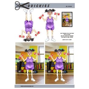 3D Dame med v�gte