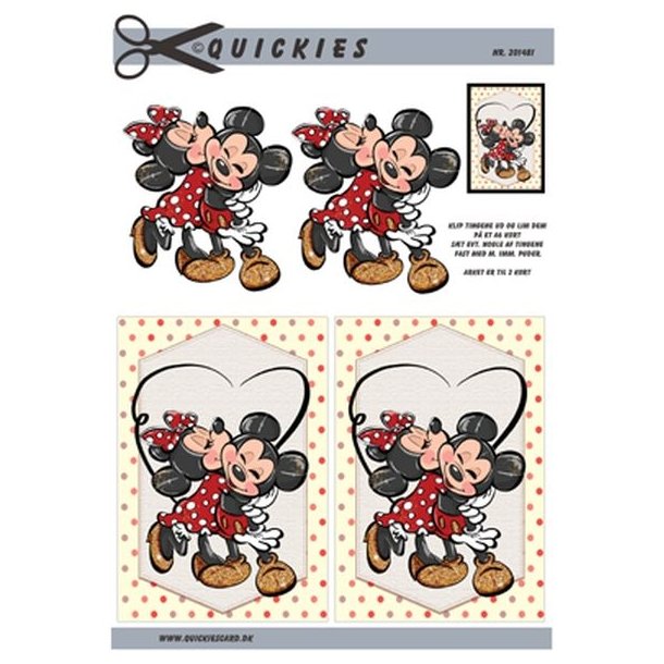3D Minnie og Mickey