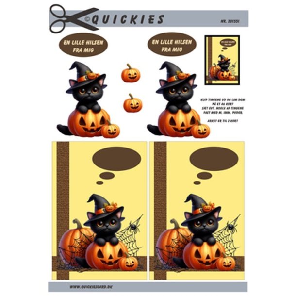 3D Kat og halloween
