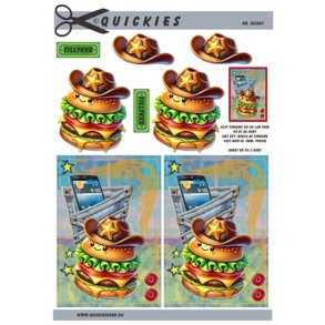 3D Sjov burger og mobil