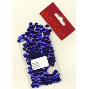 Pailletter m�rk lilla 6mm ca 500stk