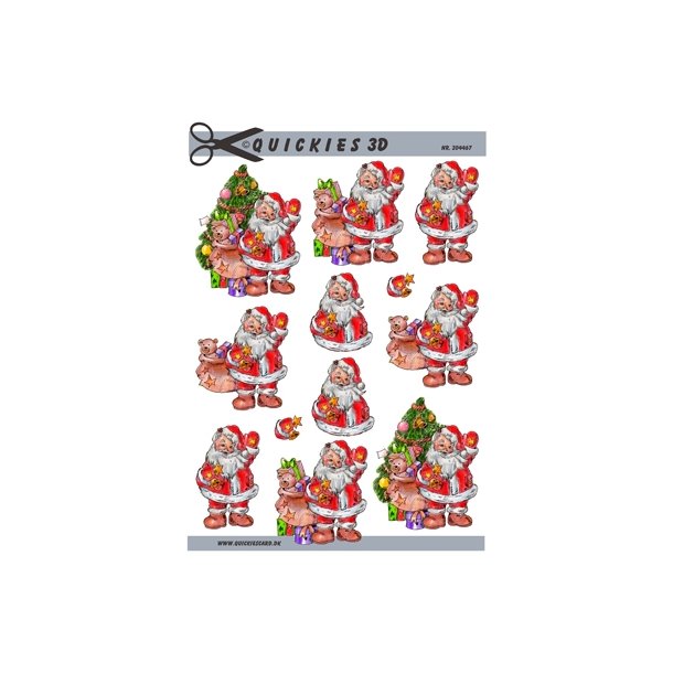 3D Julemand ved juletr�