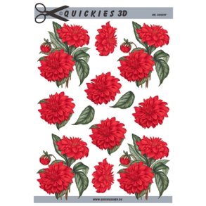  3D ark R�d dahlia