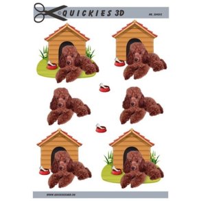  3D Hund og hundehus