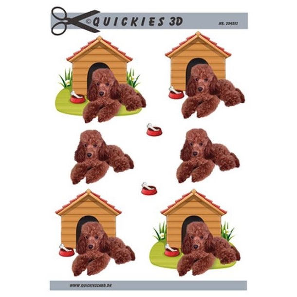  3D Hund og hundehus