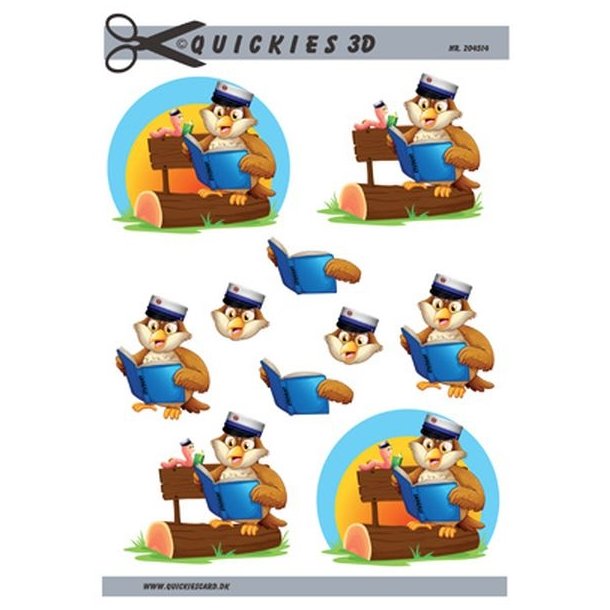  3D Bl� student ugle