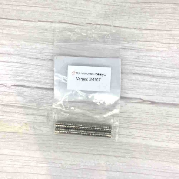Super magnet s�lv fv. 5x2mm