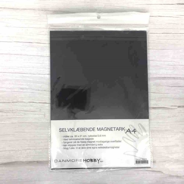 Magnet ark A4 0,6mm selvkl�bende