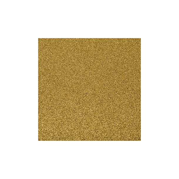 Guld glitterkarton selvkl�bende 30,5x30,5cm 160g