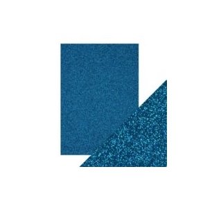  Craft Perfect Glitter karton, Midnight topaz   A4 250g Ikke selvkl�bende